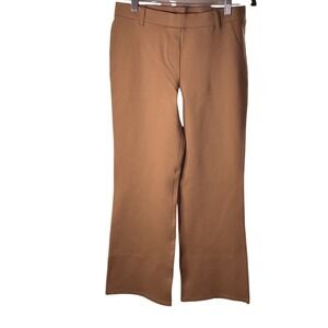 Quince Women's Tan Bootcut Stretch Career Pants Size Medium